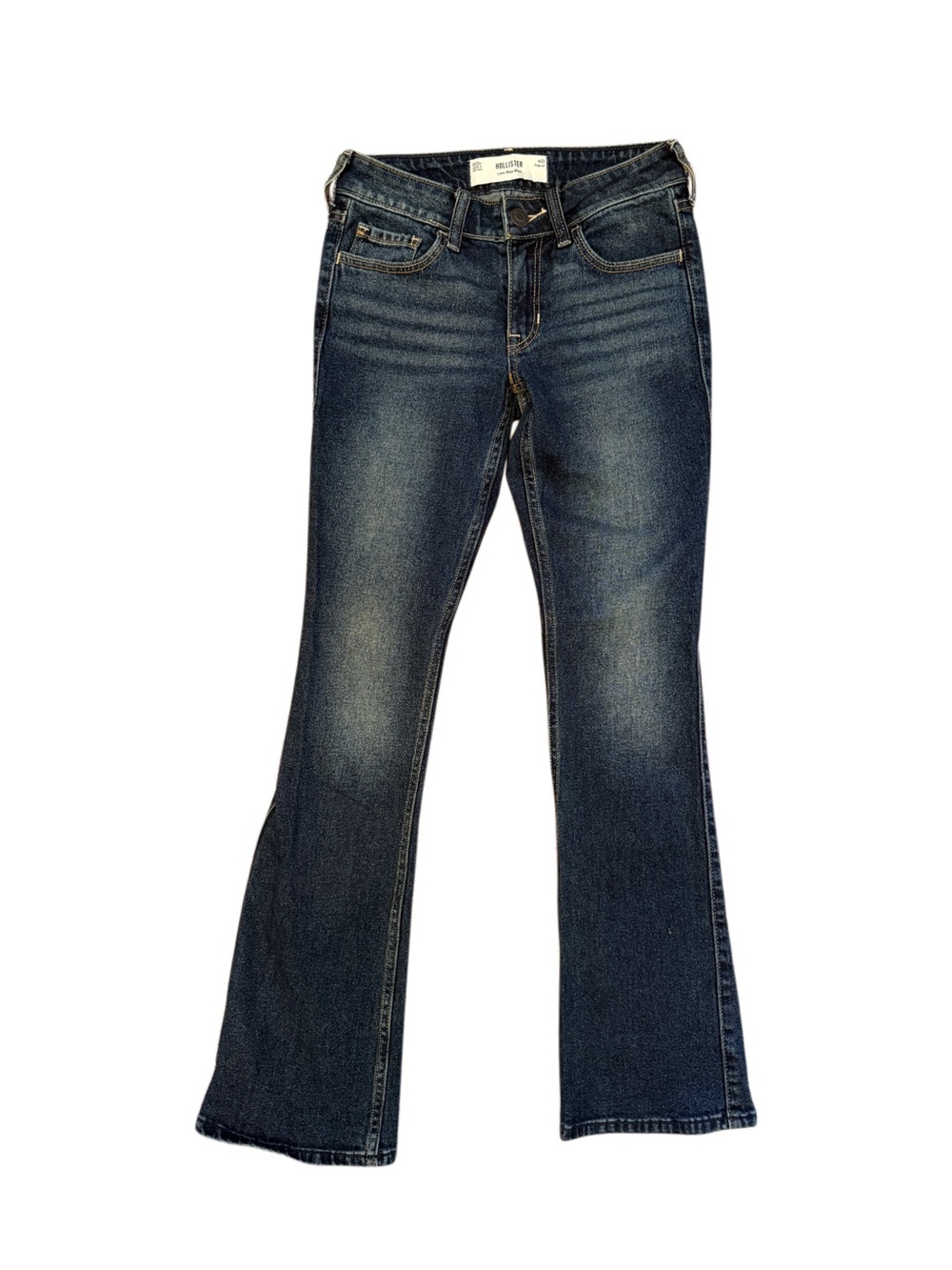 Hollister Women's Dark Blue Flare Jeans